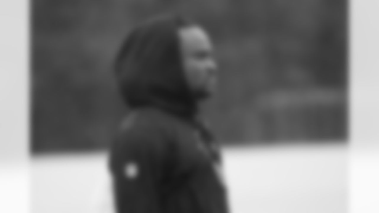 Falcons assistant equipment manager Kenny Osuwah