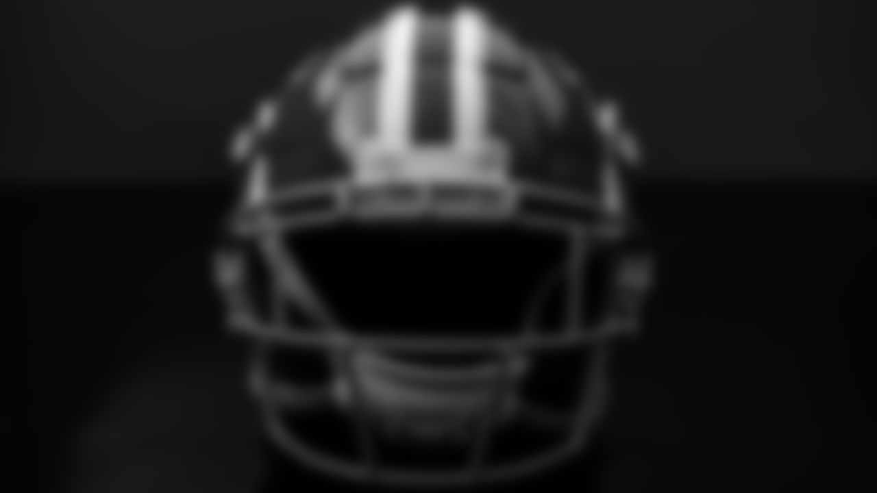 Detail Shots during the Red Helmet shoot at Mercedes-Benz Stadium in Atlanta, Georgia on Friday, May 17, 2022. (Photo by Brandon Magnus/Atlanta Falcons)