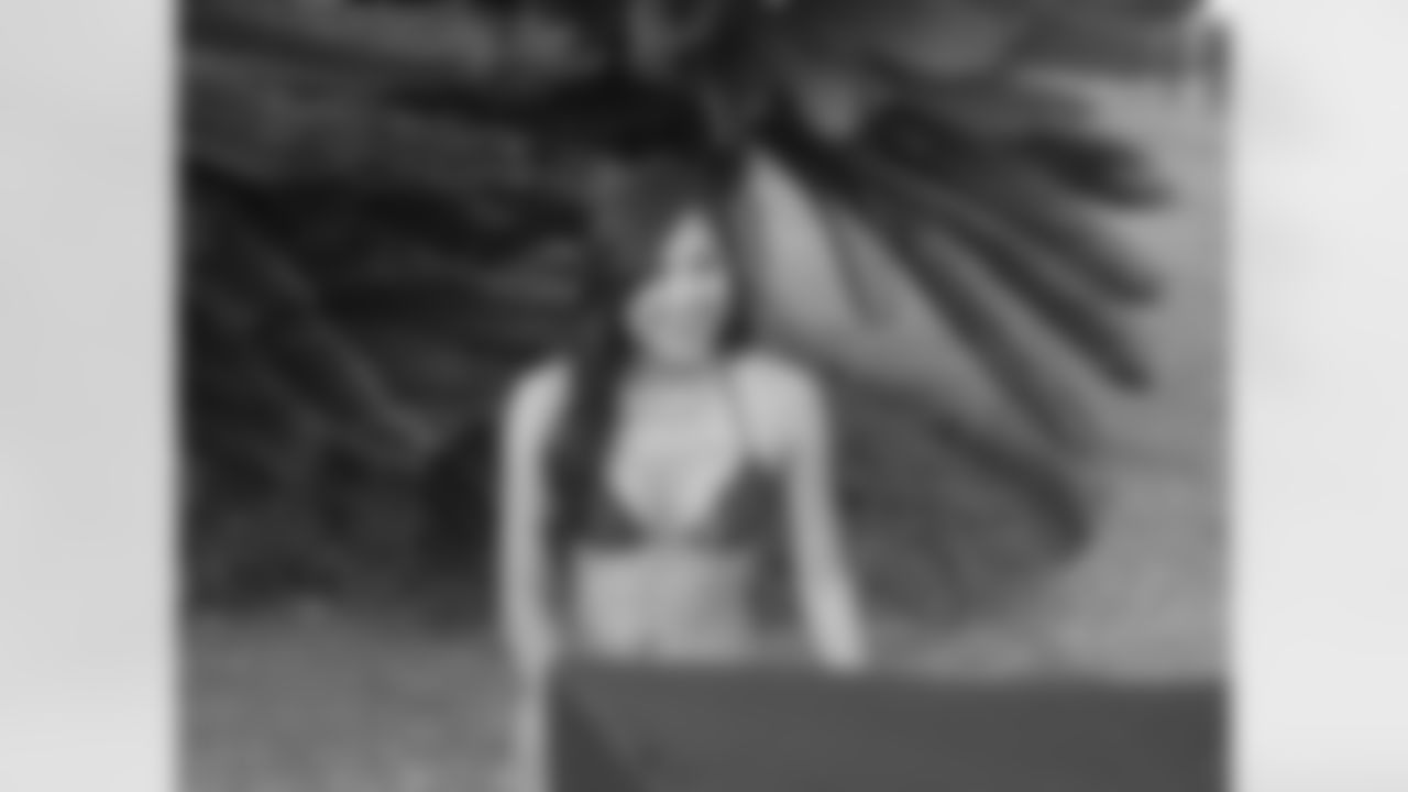 Cindy L. // Atlanta Falcons Cheerleaders Swimsuit Calendar Photo Shoot - Day 1 // 5/26/11 // Bermuda -