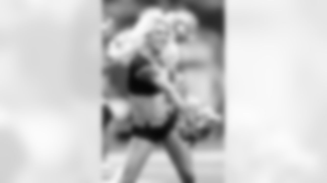Rookie cheerleader Jess F. during Sunday's game