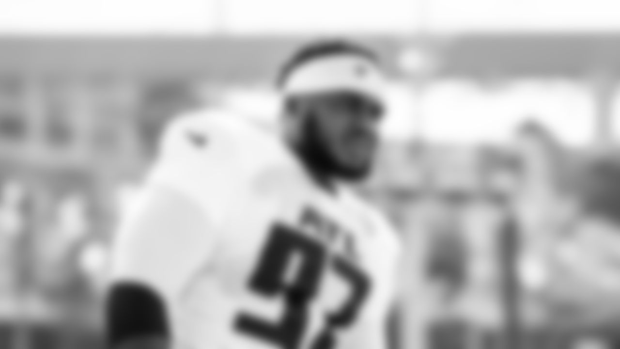 Atlanta Falcons defensive tackle Grady Jarrett #97 during joint practice with the Miami Dolphins on Wednesday August 18, 2021. (Photo by Kara Durrette/Atlanta Falcons)