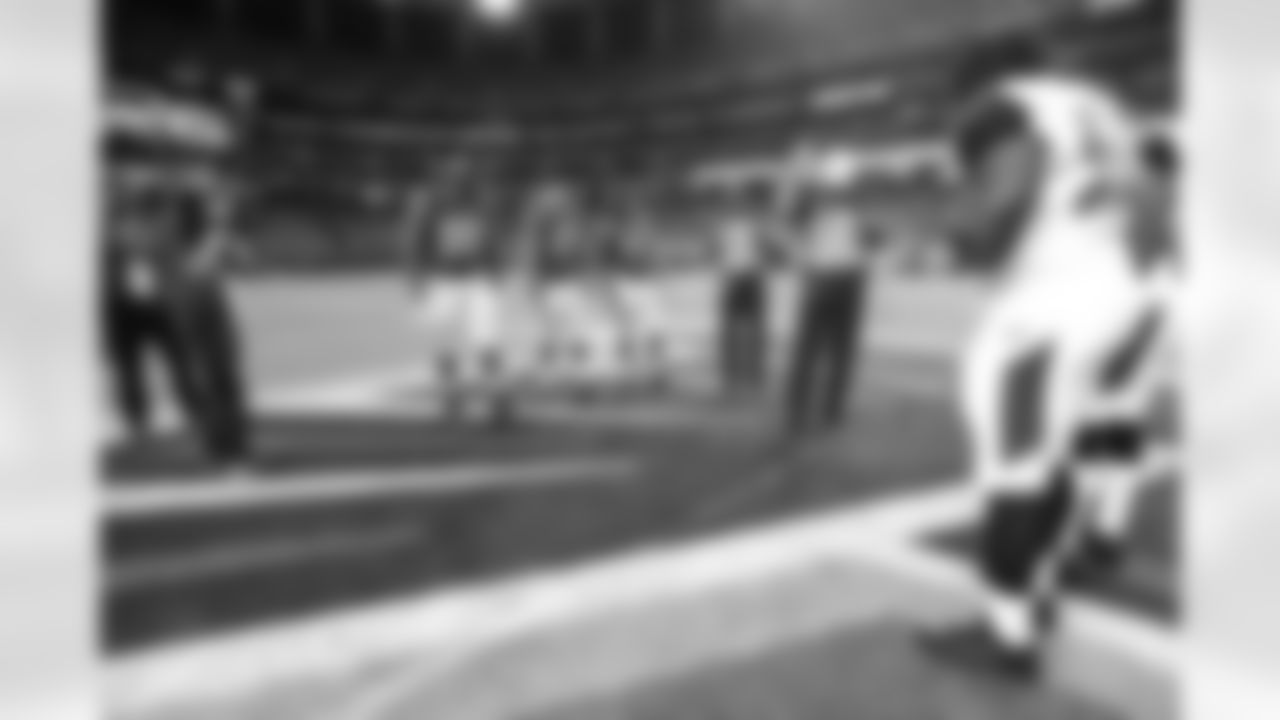 The coin toss in the Georgia Dome