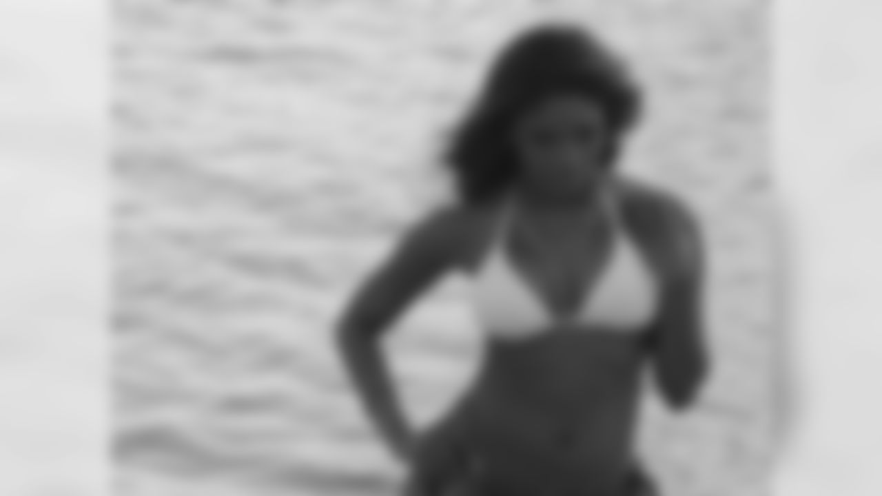 Denita C. // 2011 Atlanta Falcons Cheerleaders Swimsuit Calendar Photo Shoot // 2011 // Bermuda -