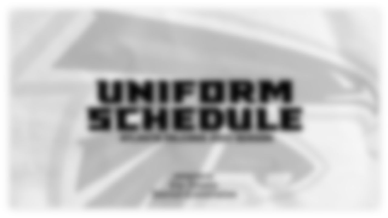 Atlanta Falcons on X: Our 2021 uniform schedule is here! 