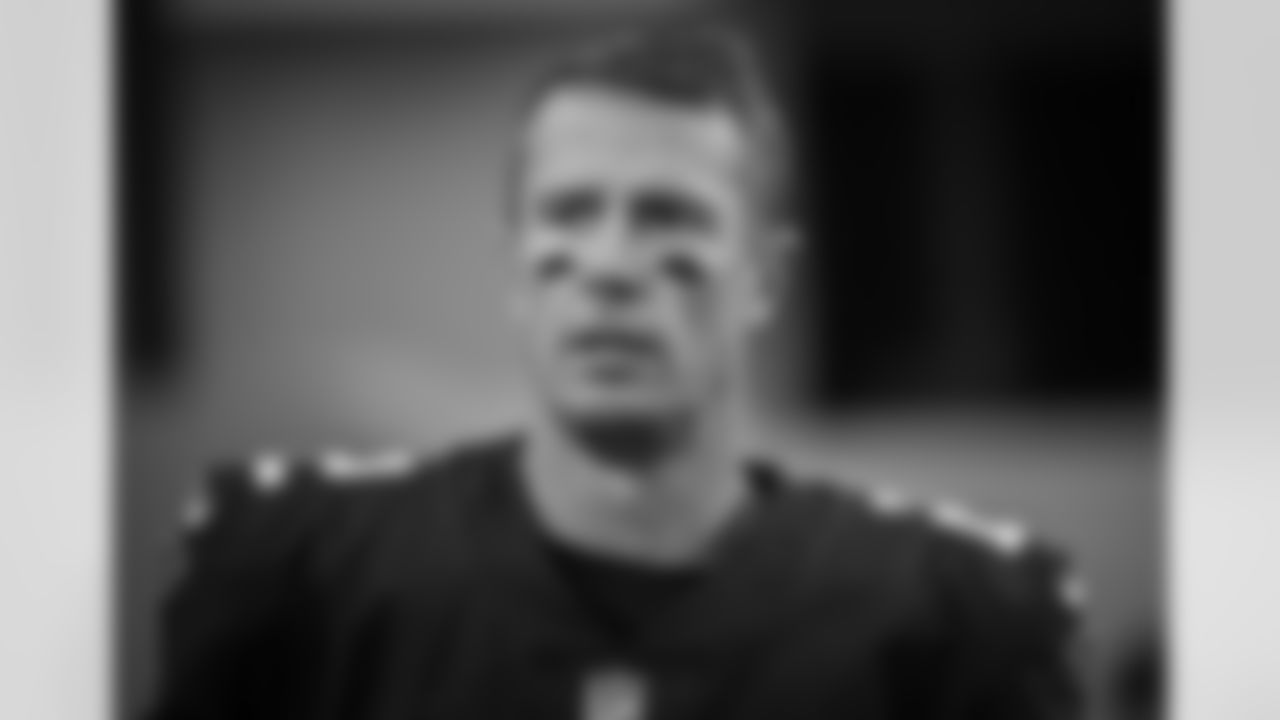 Atlanta Falcons quarterback Matt Ryan #2 is seen on teh field prior to a game against the Dallas Cowboys at AT&T Stadium in Arlington, Texas on Sunday, November 14, 2021. (Photo by Brandon Magnus/Atlanta Falcons)