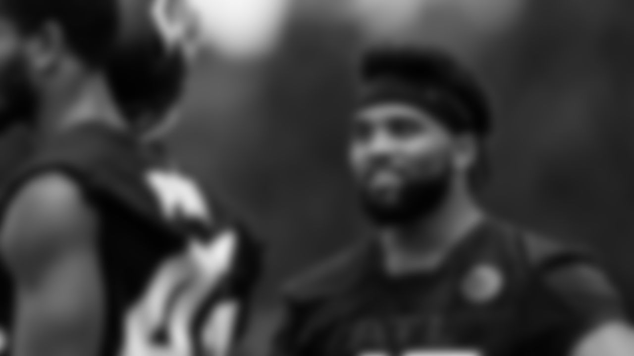 Atlanta Falcons cornerback Avery Williams #35 looks on during organized team activities in Phase III of the Atlanta Falcons offseason program on May 26, 2021.