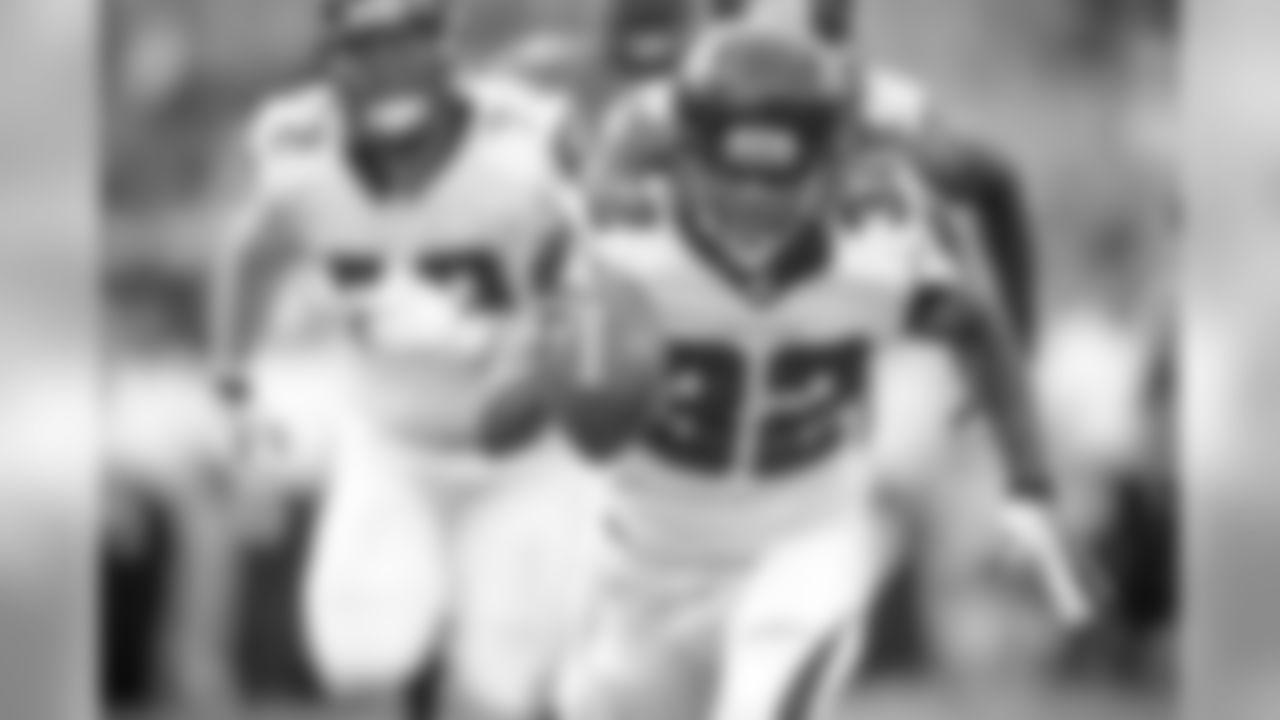 RB Jacquizz Rodgers makes his way to the end zone in a preseason game against Jacksonville.