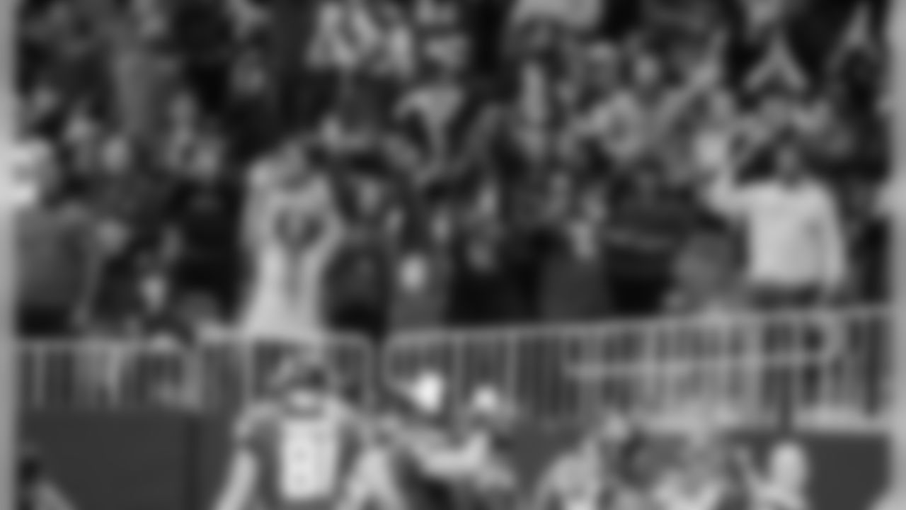Fans celebrate a touchdown by Julio Jones
Atlanta Falcons / Kara Durrette