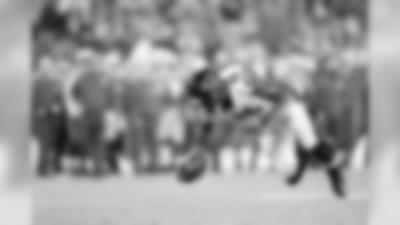 WR Julio Jones comes down with the ball
