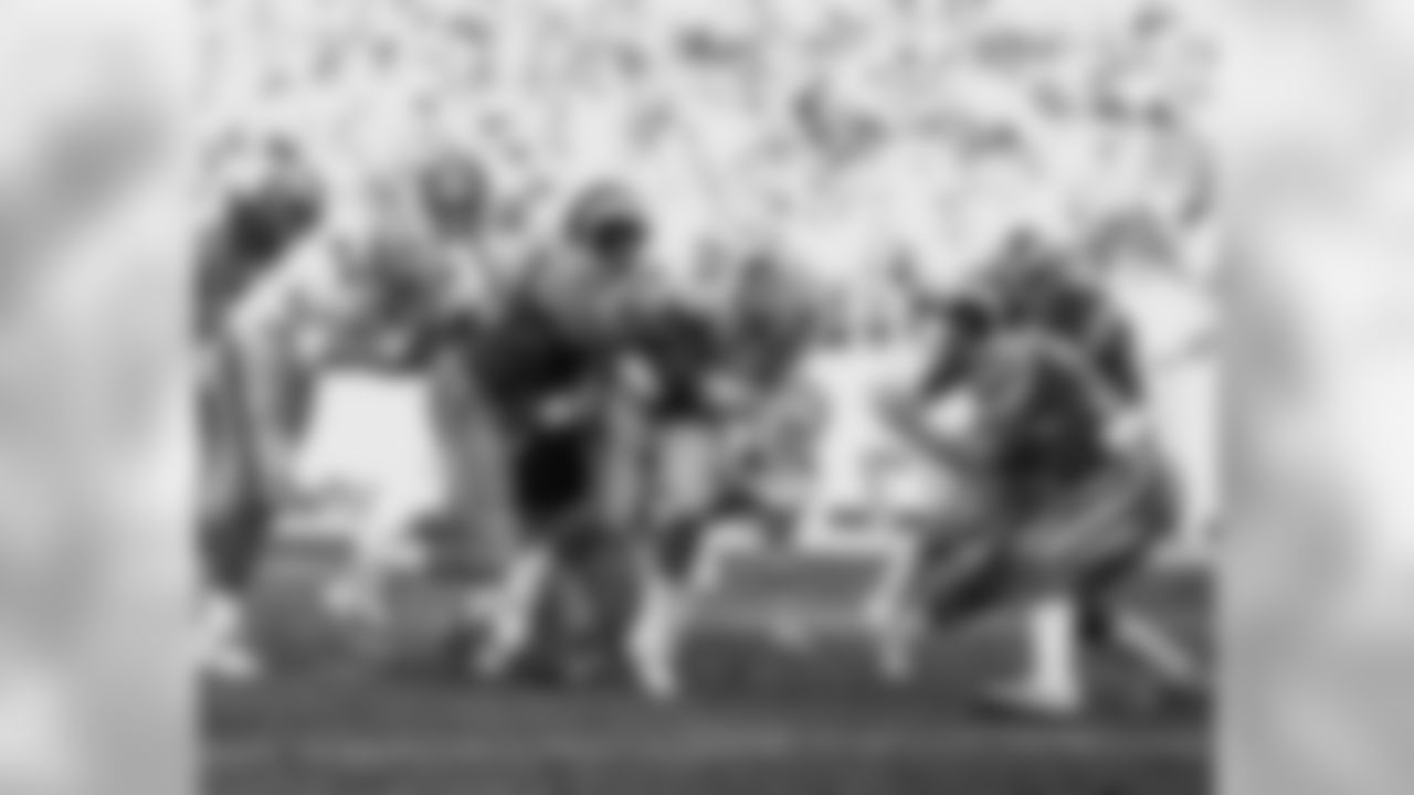 Running back Lynn Cain was a fourth-round draft pick by the Falcons in 1979 and played for the Falcons for six seasons, totaling 2,263 yards rushing and 19 touchdowns.