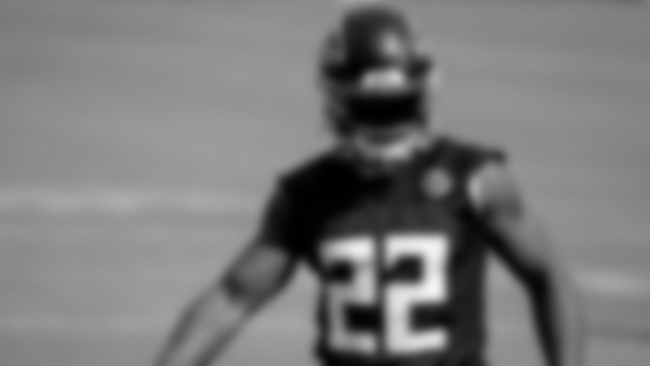 Atlanta Falcons safety Keanu Neal #22 looks on during practice at IBM Performance Field. (Photo by Kara Durrette/Atlanta Falcons)