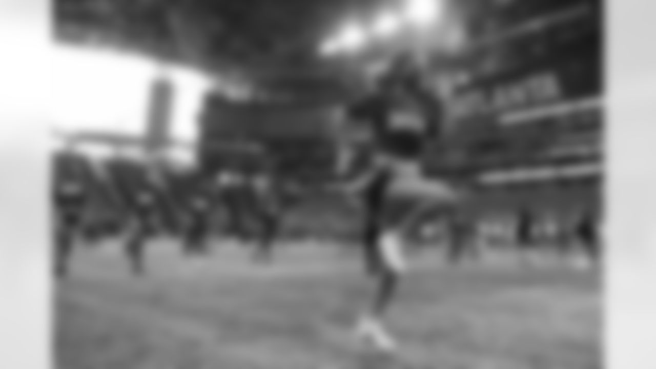 Scenes from the NAIA Girls Flag Football High School Showcase at Mercedes-Benz Stadium in Atlanta, Georgia, on Friday May 7, 2021.