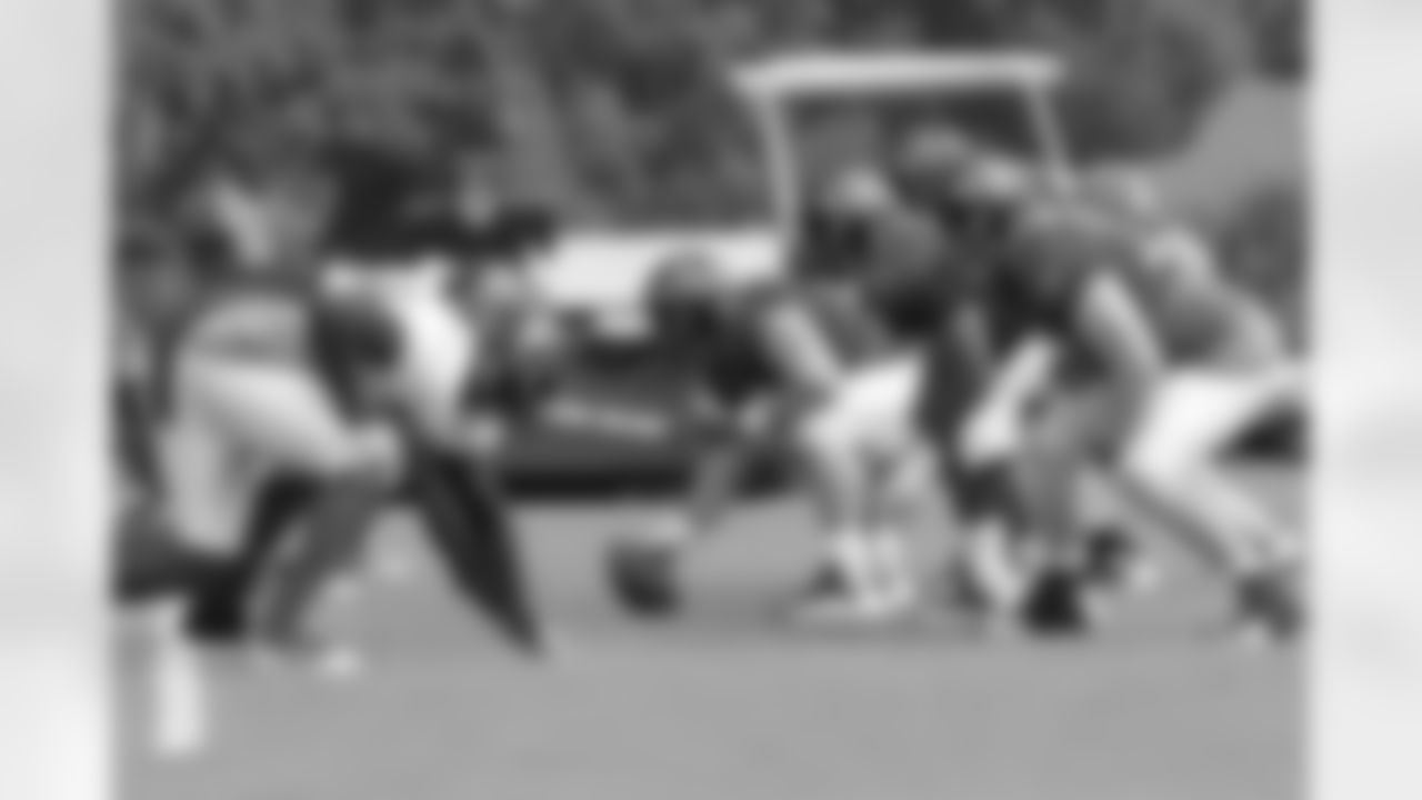 The lines face off // 2011 Russell Athletic Training Camp - Day 8 // August 8, 2011 // Flowery Branch, Ga. —