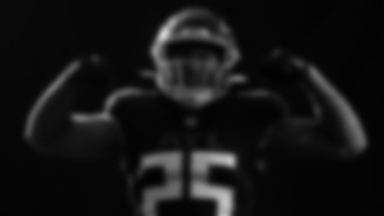 Atlanta Falcons running back Tyler Allgeier #25 during Creative Days in Ticketmaster Studios at Atlanta Falcons Training Facility in Flowery Branch, Ga. on Monday, June 5, 2023. (Photo by Shanna Lockwood/Atlanta Falcons)