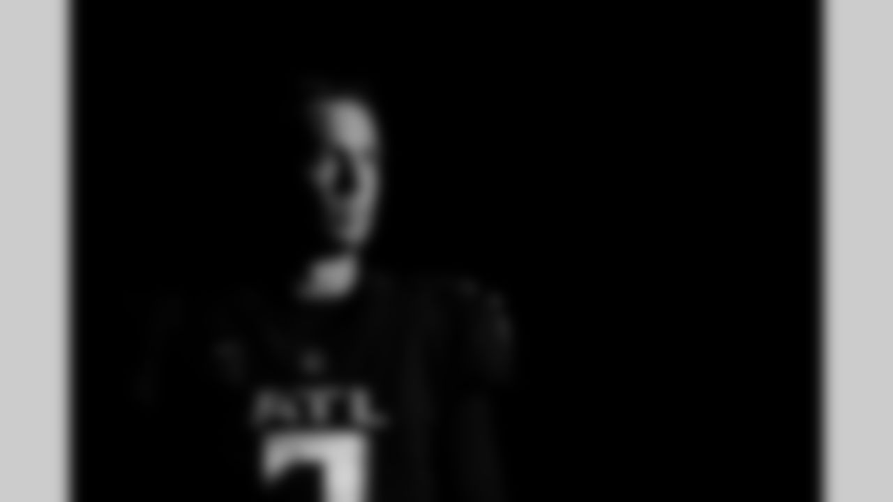 Atlanta Falcons quarterback Matt Ryan #2 poses for a portrait during 2021 AF Creative Days at CW Davis Middle School in Flowery Branch, Georgia, on Monday, June 7, 2021. (Photo by Dakota Williams/Atlanta Falcons)