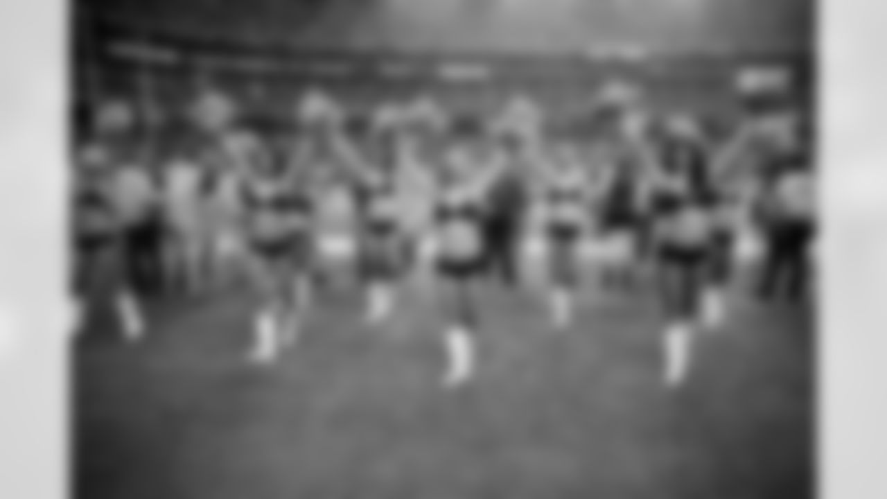 The Atlanta Falcons Cheerleaders perform on the sidelines during the NFC Championship game (PHOTOS: Art Morrison, Special to AtlantaFalcons.com)