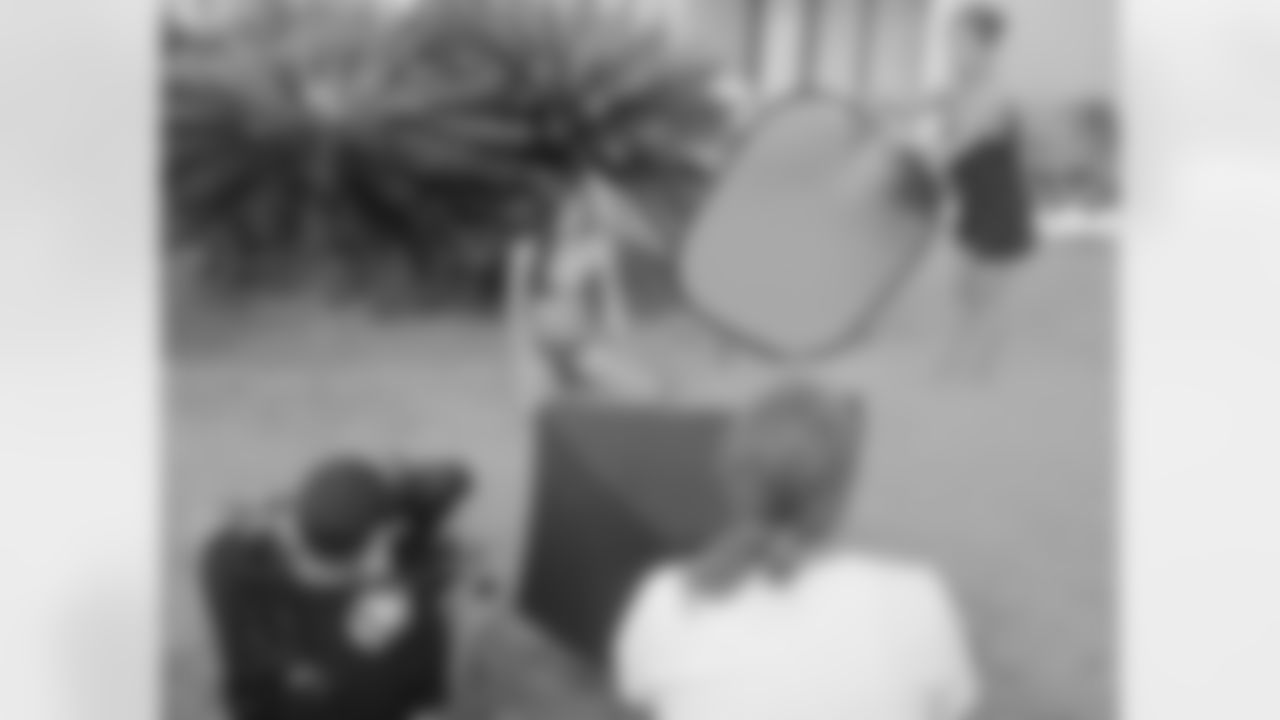 Cindy L. // Atlanta Falcons Cheerleaders Swimsuit Calendar Photo Shoot - Day 1 // 5/26/11 // Bermuda -