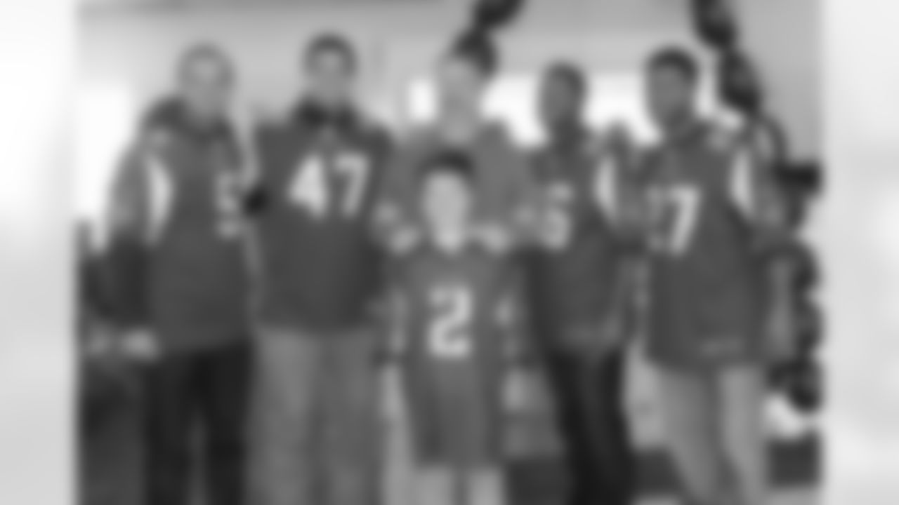 P Matt Bosher, LS Josh Harris, CB Josh Wilson and CB Robert McClain