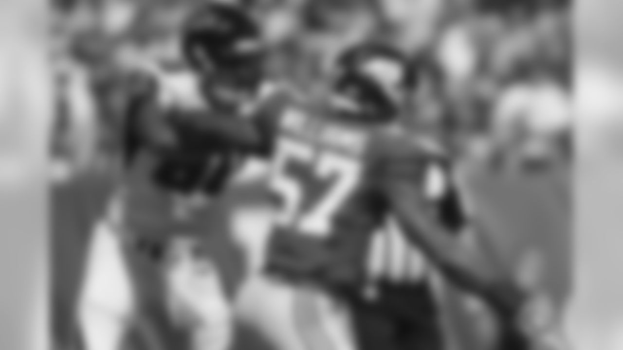 TE Levine Toilolo may not have had any catches during Sunday's loss to the New York Giants, but he was a key contributor blocking including on RB Steven Jackson's touchdown run. As injuries depleted the offensive line against the Minnesota Vikings, it was Toilolo that filled in and his versitility has been a valuable asset for the Falcons offense.
