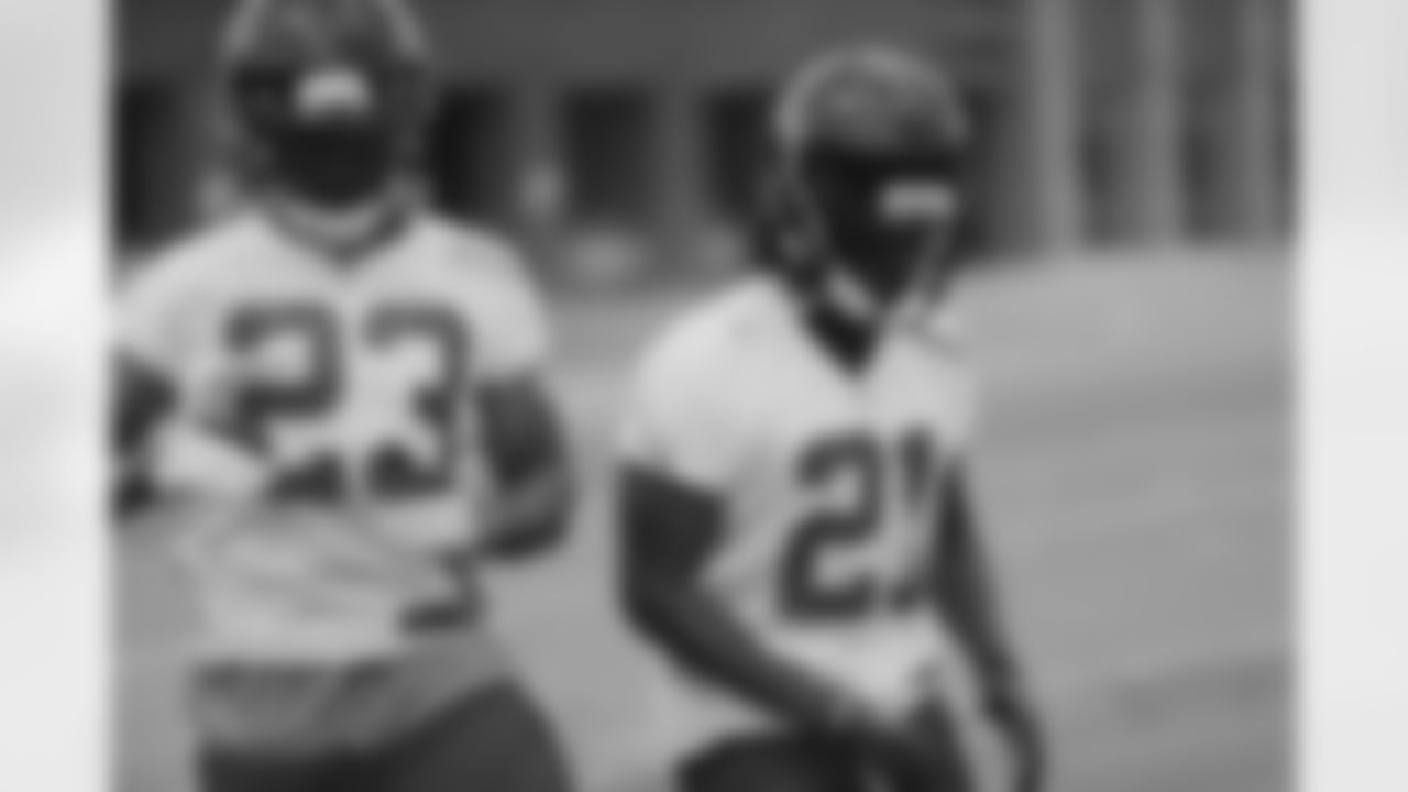 Rookie CBs Robert Alford (left) and Desmond Trufant (right)