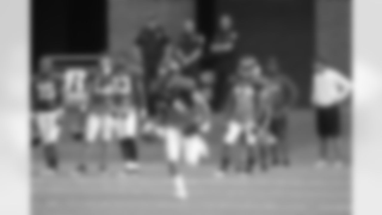 Eric Weems returns a kick // 2011 Russell Athletic Training Camp - Day 6 // August 2, 2011 // Flowery Branch, Ga. —