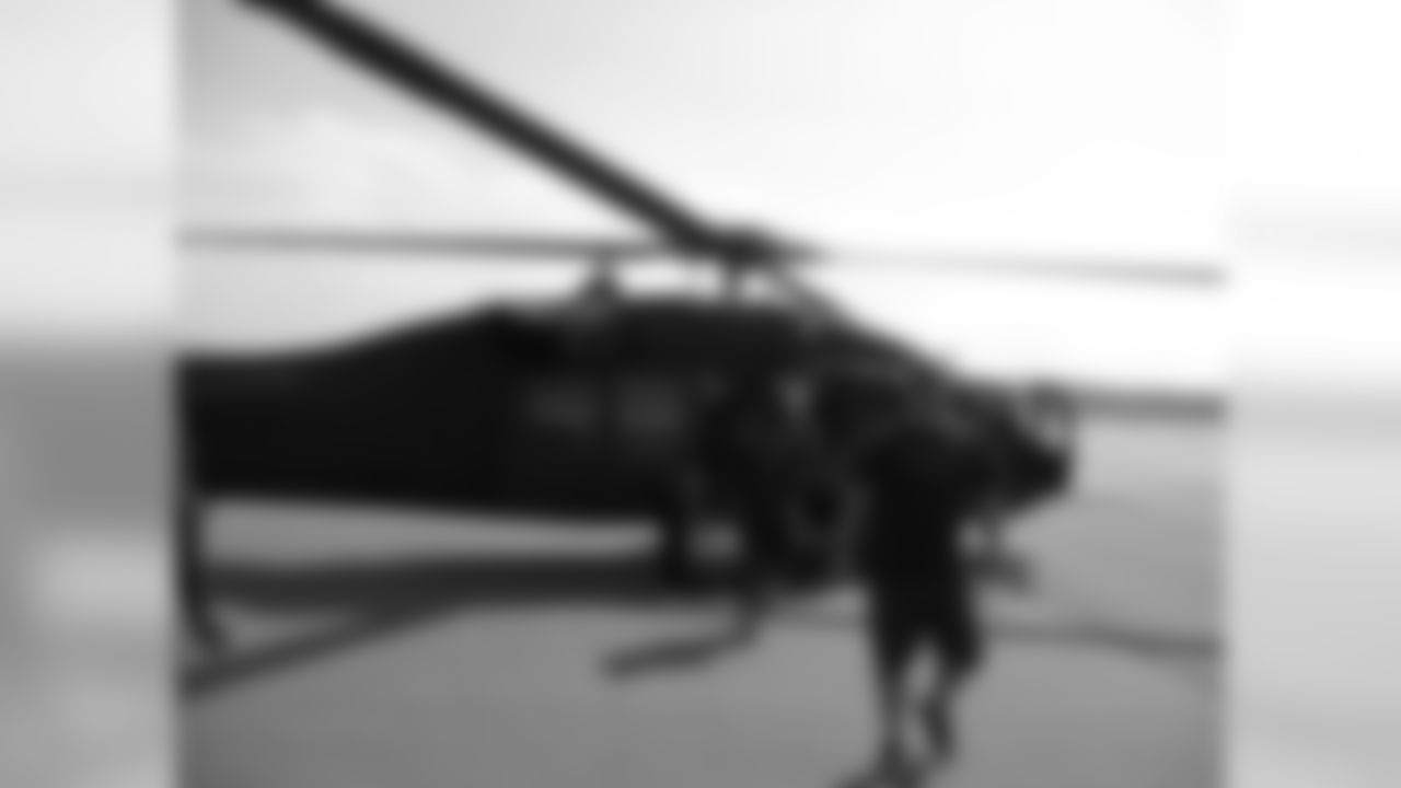 Falcons visit Ft. Benning on June 8, 2009, making the trip via Army Blackha