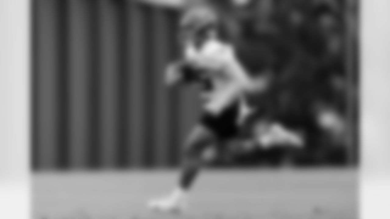 Atlanta Falcons running back Tyler Allgeier #25 during practice at Atlanta Falcons Training Facility in Flowery Branch, Ga. on Thursday, September 14, 2023. (Photo by Jay Bendlin/Atlanta Falcons)
