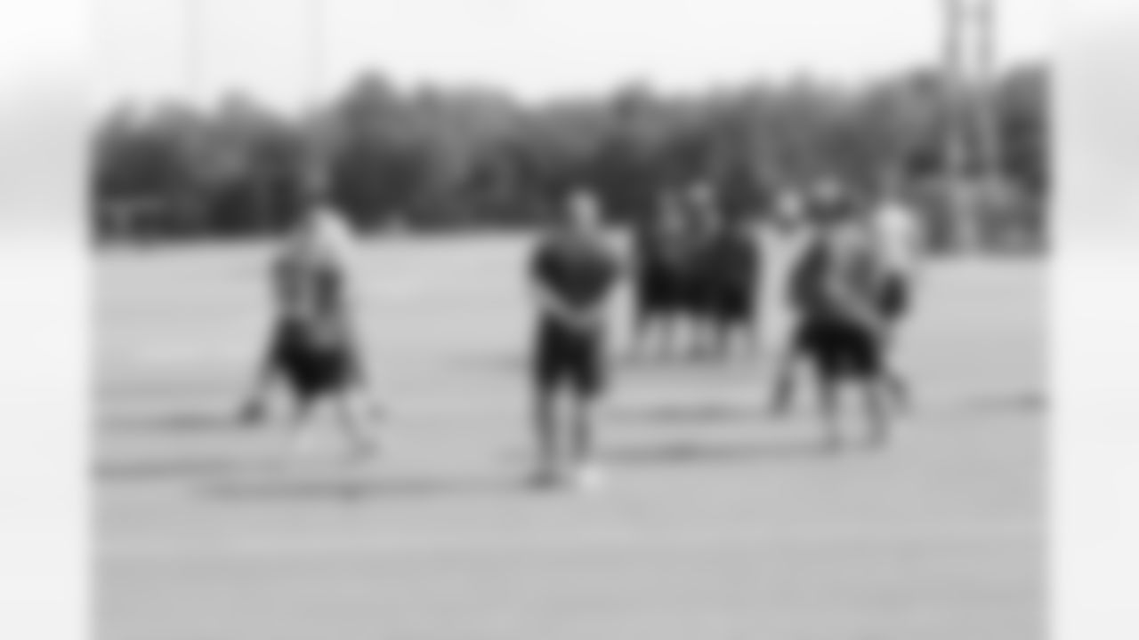 The quarterbacks // 2011 Russell Athletic Training Camp - Day 1 // July 29, 2011 // Flowery Branch, Ga. —
