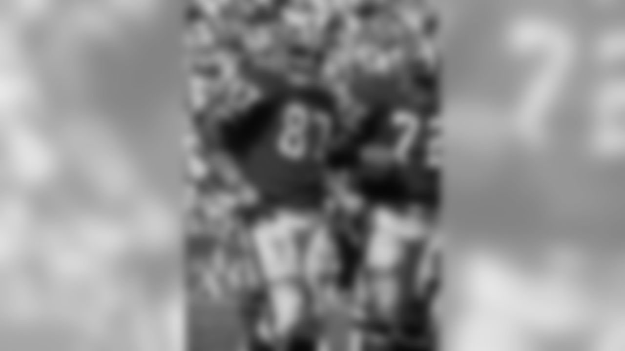 No. 5 Claude Humphrey - Humphrey was named Rookie of the Year in 1968 and in 2008 was inducted in the Falcons Ring of Honor.