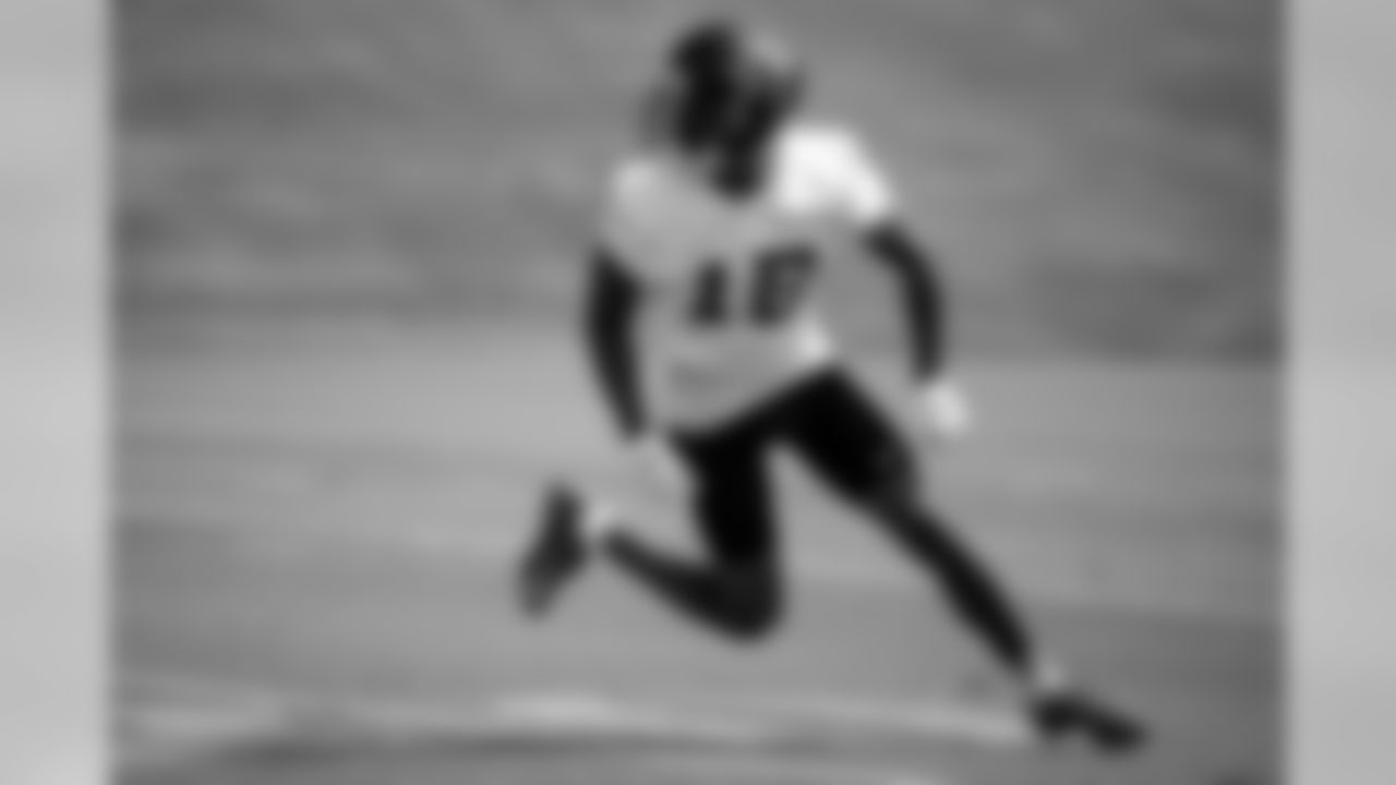 Atlanta Falcons wide receiver Calvin Ridley #18 runs during practice. (Photo by Kara Durrette/Atlanta Falcons).