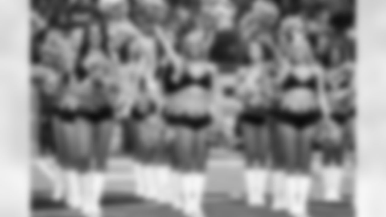 The Atlanta Falcons Cheerleaders get set to perform mid-field before the NFC Championship game (PHOTOS: Art Morrison, Special to AtlantaFalcons.com)
