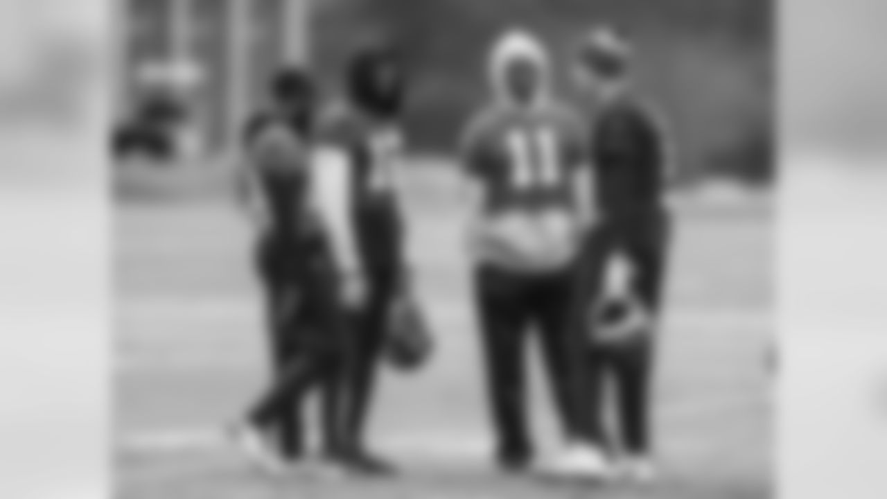 WR Justin Hardy, WR Mohamed Sanu, WR Julio Jones, QB Matt Ryan
Atlanta Falcons / Stacey Ward