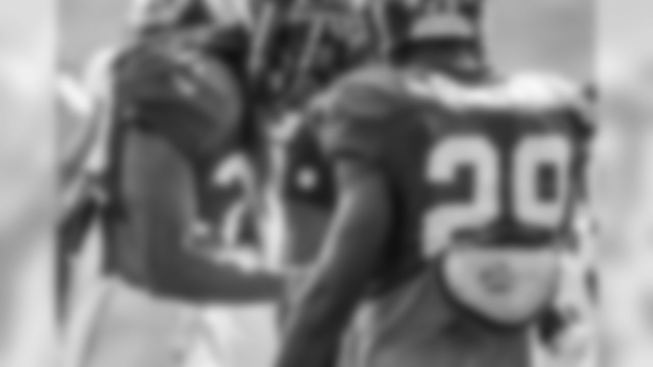 CB Jalen Collins and CB C.J. Goodwin