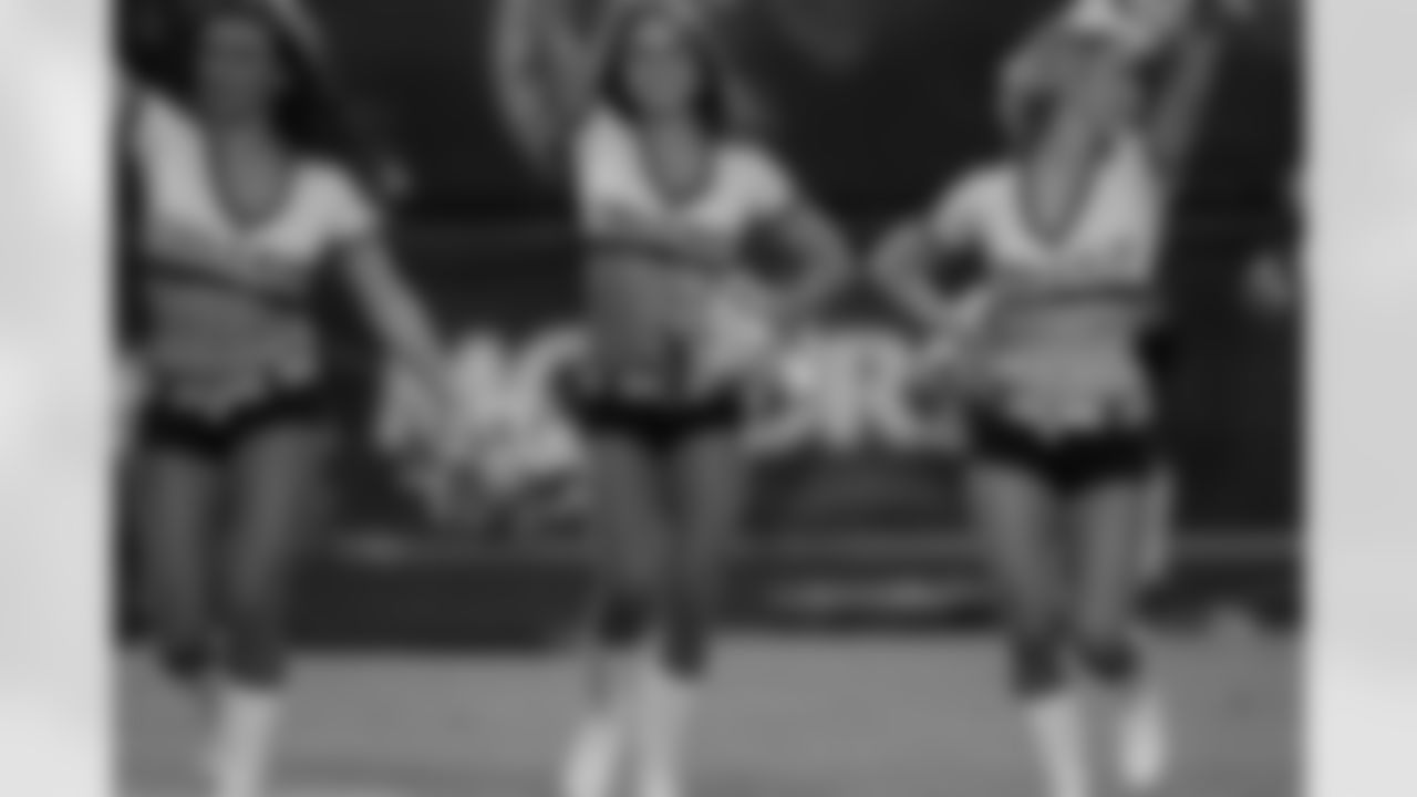 The 2011 Atlanta Falcons Cheerleaders take the field // 2011 Friday Night Lights // August 5, 2011 // Norcross, Ga. —