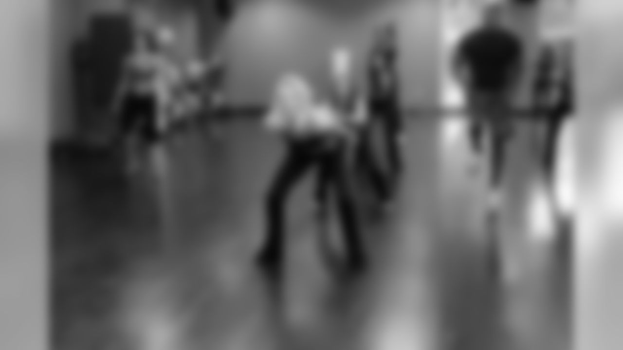 Jamie K. and Lindsay M. // Atlanta Falcons Cheerleaders Practice // 7/7/2011 // Atlanta -