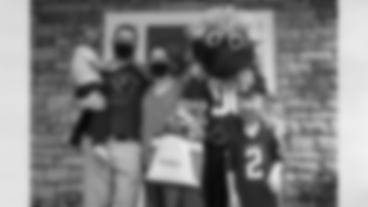 Scenes from Atlanta Falcons Veteran's Day Freddie Gram deliveries.