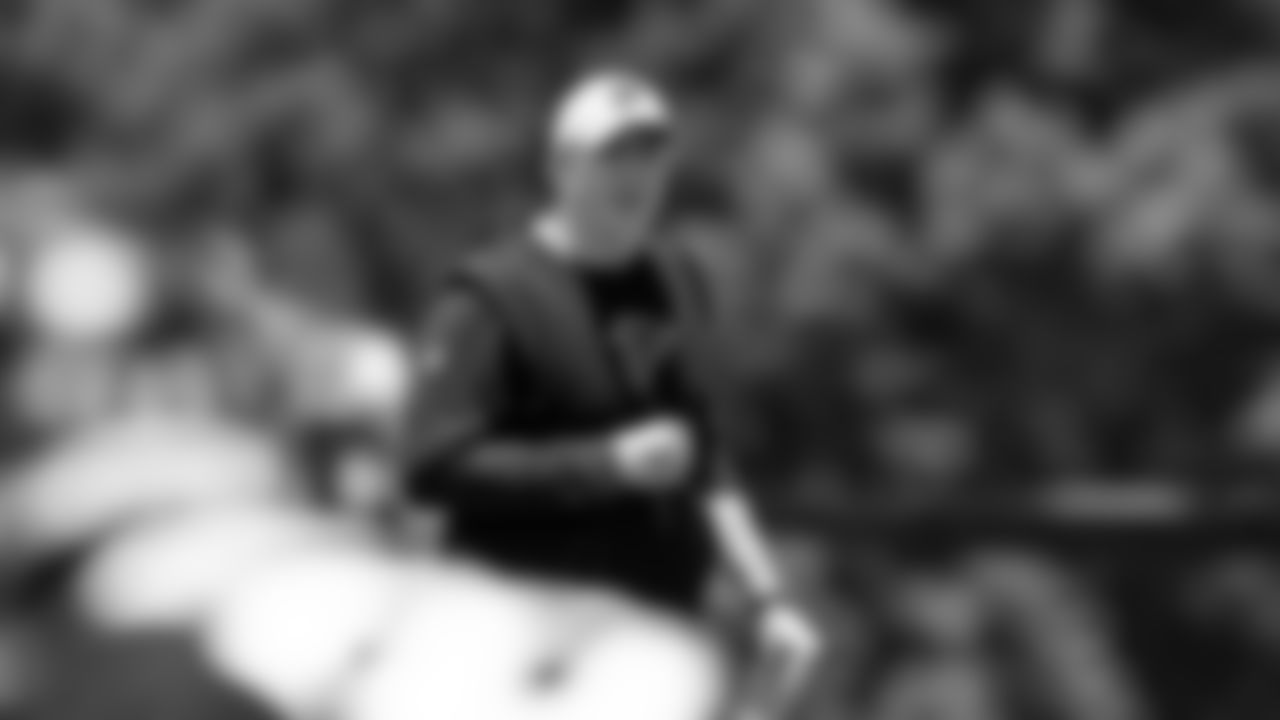 Atlanta Falcons head coach Arthur Smith looks on during organized team activities in Phase III of the Atlanta Falcons offseason program on June 4, 2021.