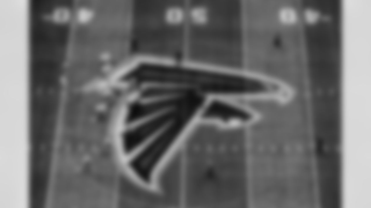 Detail field image during the game against the Washington Football Team at Mercedes-Benz Stadium in Atlanta, Georgia on Sunday, October 3, 2021. (Photo by Brandon Magnus/Atlanta Falcons)
