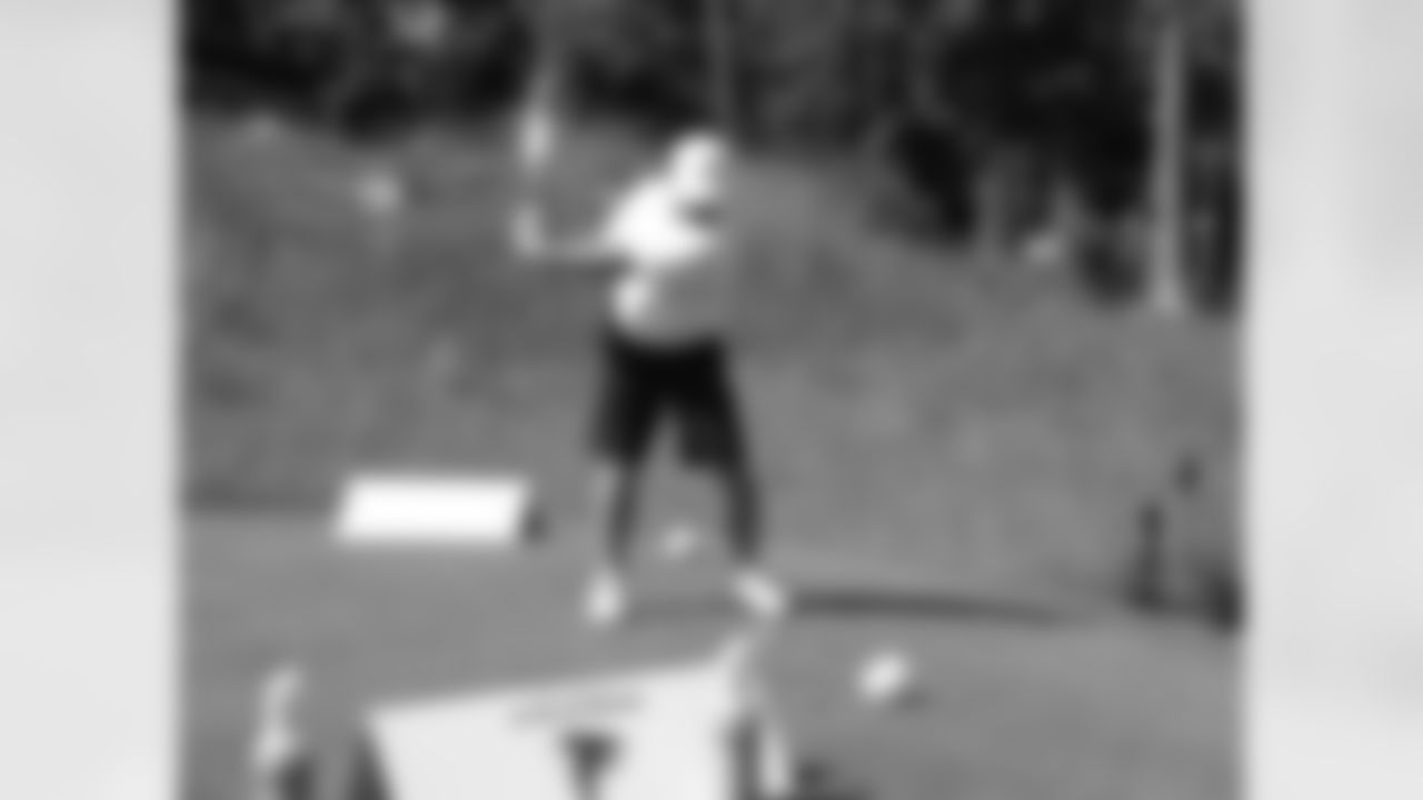 Mike Smith takes a shot at the 17th hole // Seventh Annual Verizon Network of Champions Golf Tournament // 6/13/11 // Suwanee, Ga. -