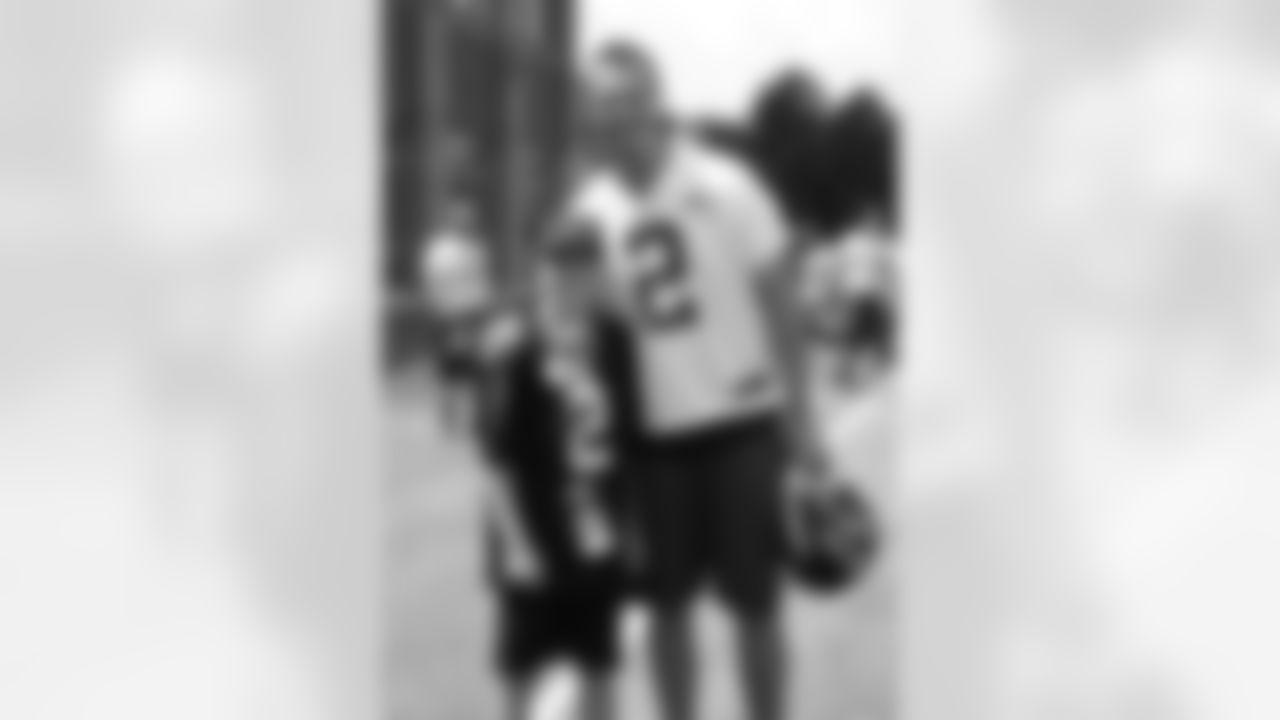 QB Matt Ryan and Hunter Calvert