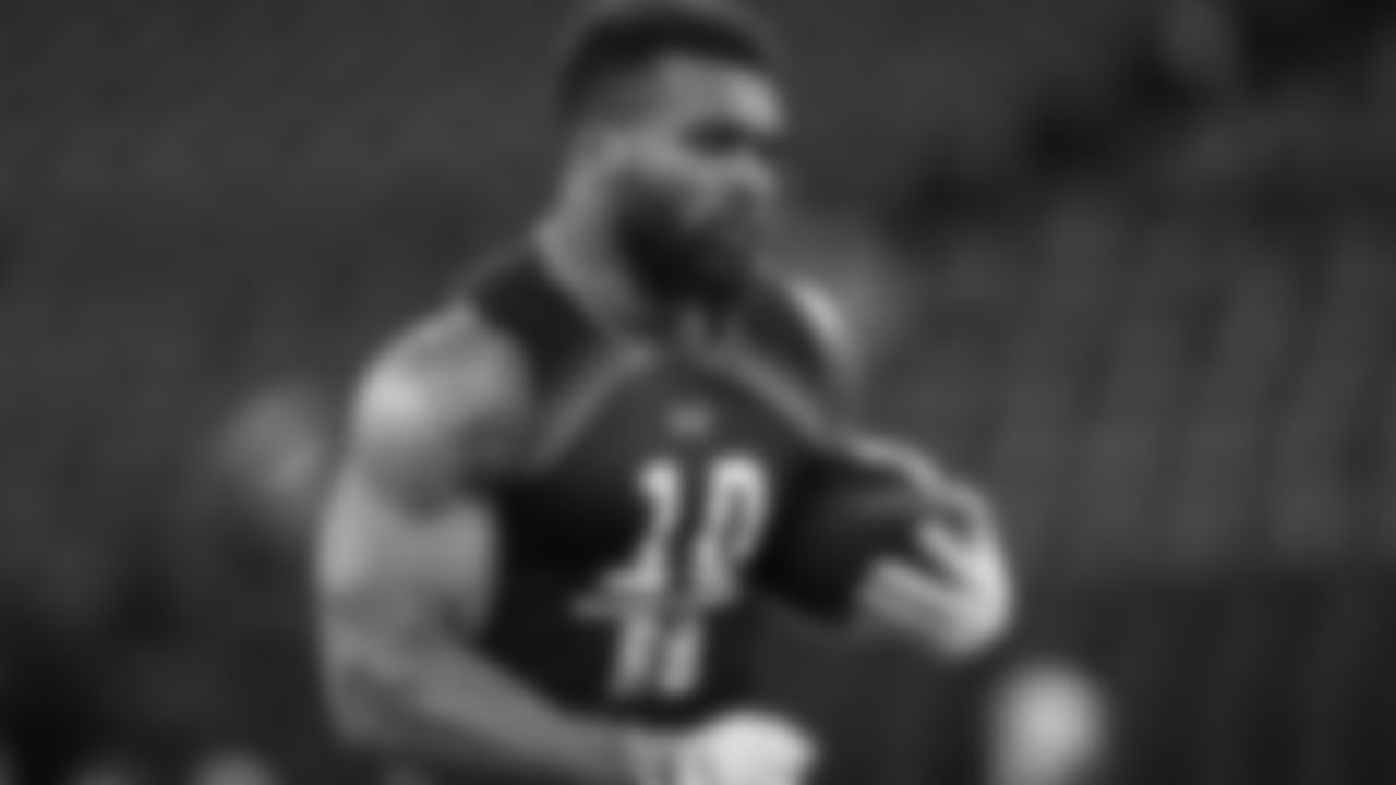Georgia RB Elijah Holyfield at the 2019 NFL scouting combine.
NFL / Perry Knotts
