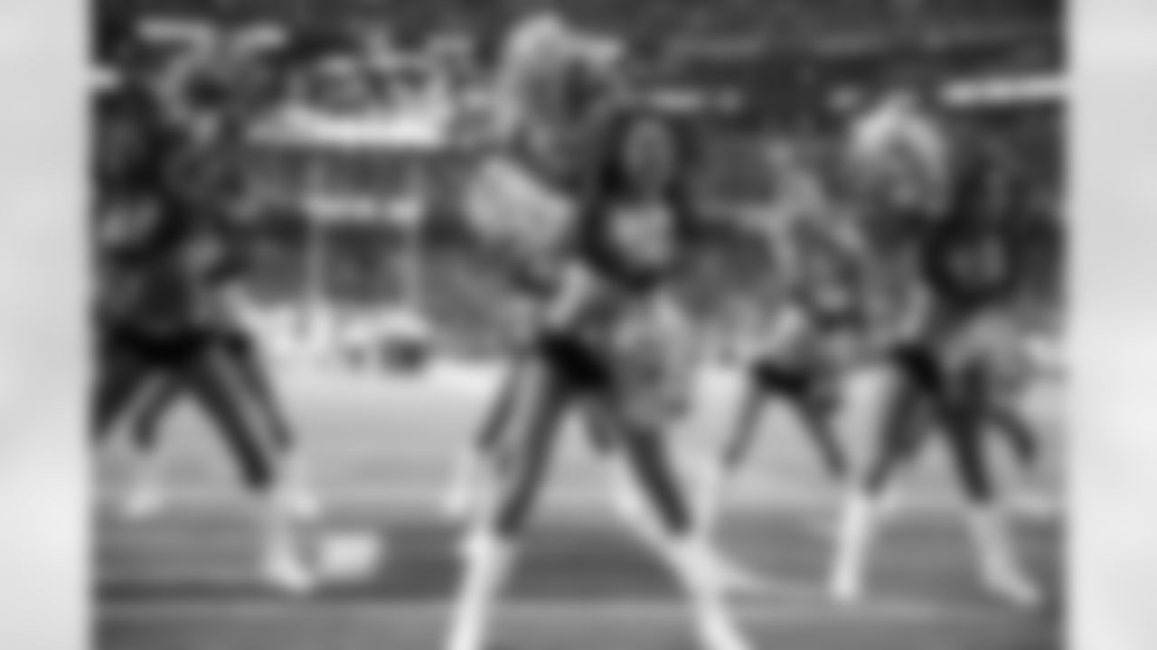 The Atlanta Falcons Cheerleaders perform in the endzone (PHOTOS: Art Morrison, Special to AtlantaFalcons.com)