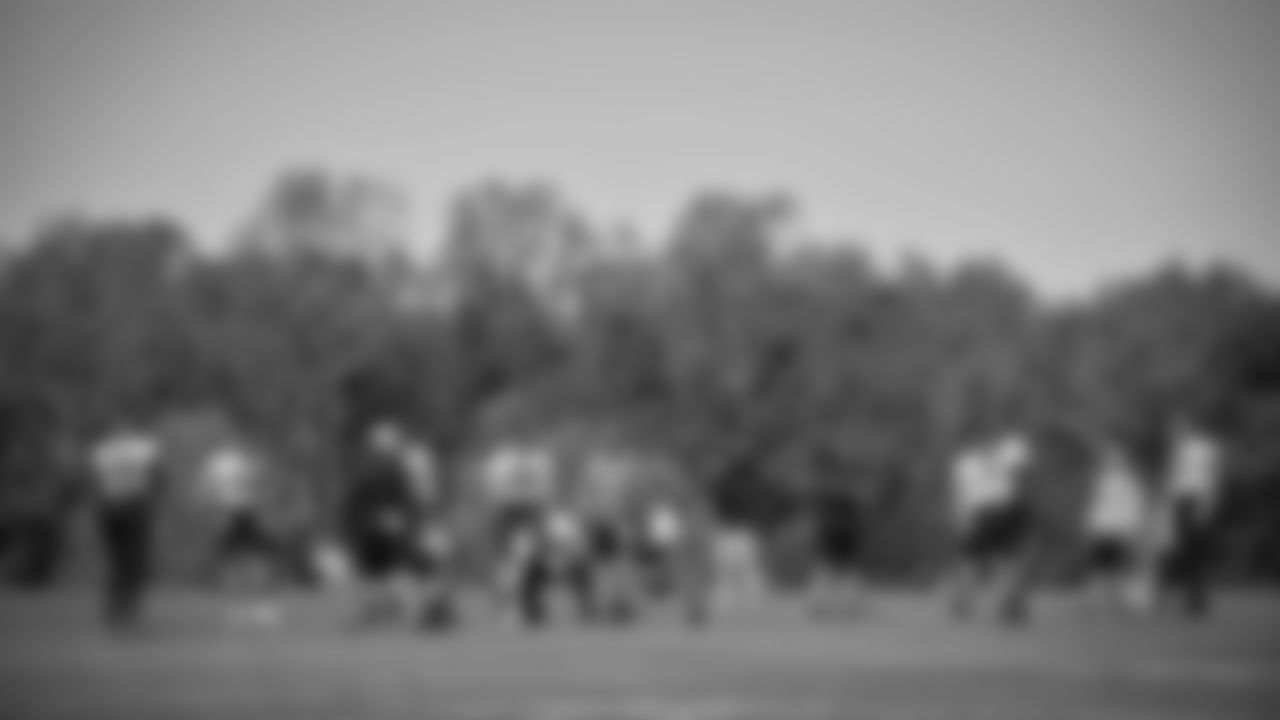A general view of team practice at Atlanta Falcons Headquarters in Flowery Branch, Georgia, on Friday November 12, 2021. (Photo by Brandon Magnus/Atlanta Falcons)
