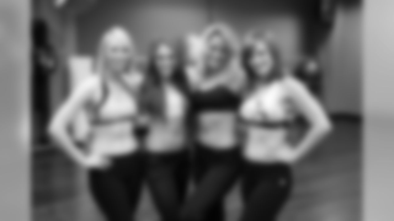 Natalie B., Lindsay M., Kristy B. and Tamara H. // Atlanta Falcons Cheerleaders Practice // 7/7/2011 // Atlanta -
