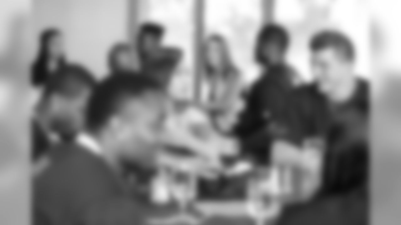 Lunch with reporters from Galvanize