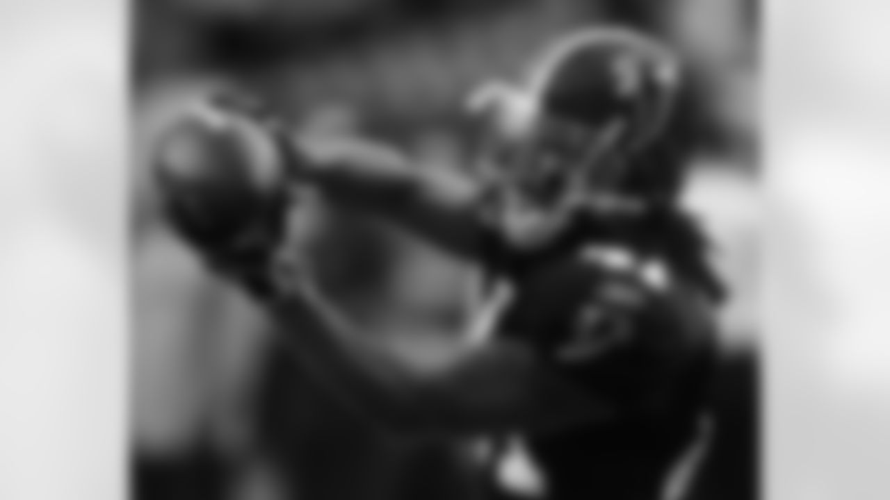 Defensive back Antoine Harris spent three of his six years in the NFL with the Falcons, appearing in 35 games with 17 tackles, one pass defensed and one forced fumble.