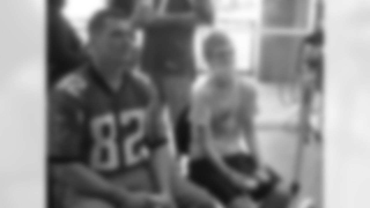 The Atlanta Falcons visit CHOA // Joe Zelenka spending time with patients // Atlanta, GA //