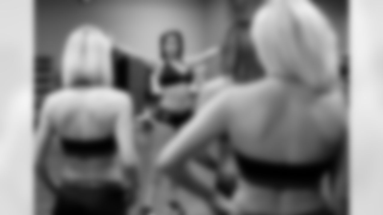 The Atlanta Falcons Cheerleaders held the third of five audition prep classes Thursday night. The classes prepare girls for Falcons cheer auditions, which will be held in early May.