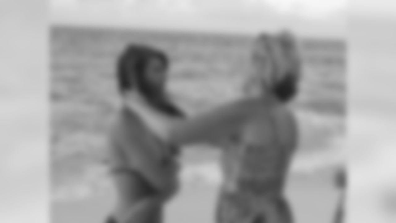 Emily B. // 2011 Atlanta Falcons Cheerleaders Swimsuit Calendar Photo Shoot // 2011 // Bermuda -