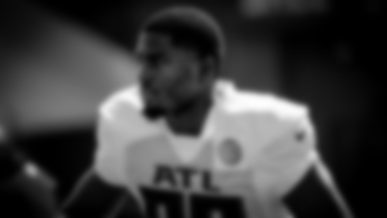 Atlanta Falcons wide receiver Laquon Treadwell #80 looks on during practice at IBM Performance Field. (Photo by Kara Durrette/Atlanta Falcons)